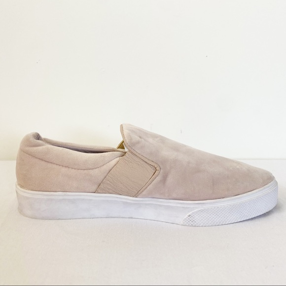 Kaanas Sante Fe Slip On Velvet Sneakers Blush 6 - Picture 1 of 8